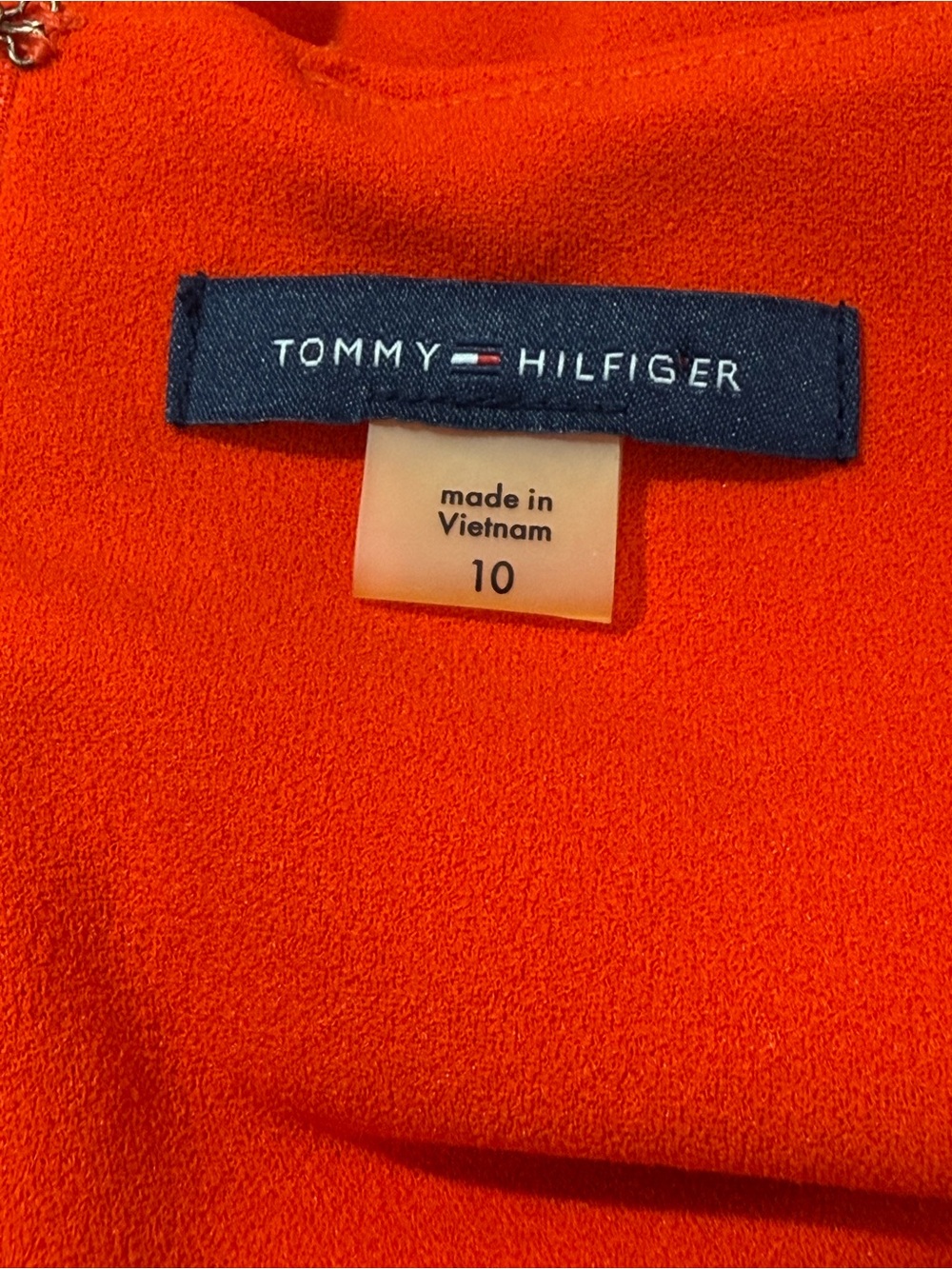 Tommy Hilfiger Red Sleeveless Fit & Flare Tiered Dress Women’s feminine/ size 10 - Picture 10 of 11